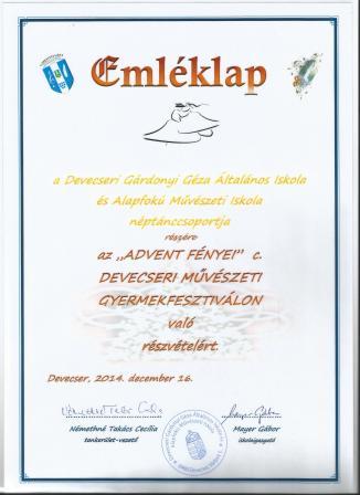 adventfenyeiemleklap