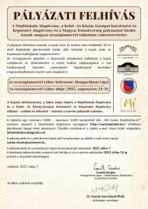 2025 Országismereti és műfordítói táborok